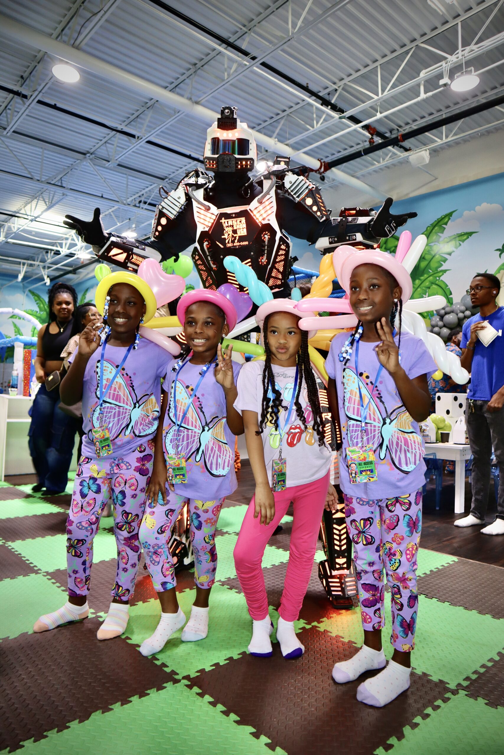 Interactive robot for kids party