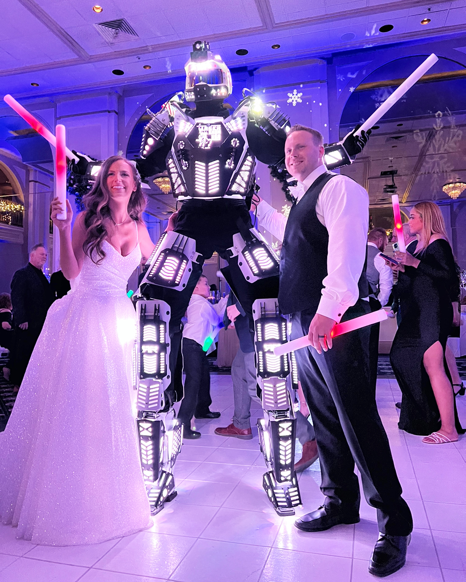 Robot show for wedding